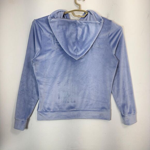 Pink Victoria's Secret Womens Set‎ Lavanda Velvet Size Hoodie: S Size Jogger: M - Picture 5 of 16